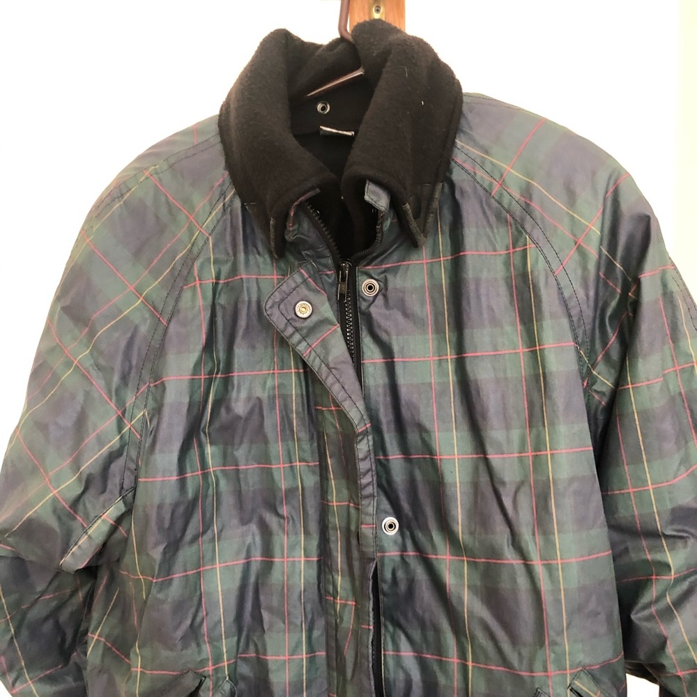 Talbots Waterproof Plaid Jacket